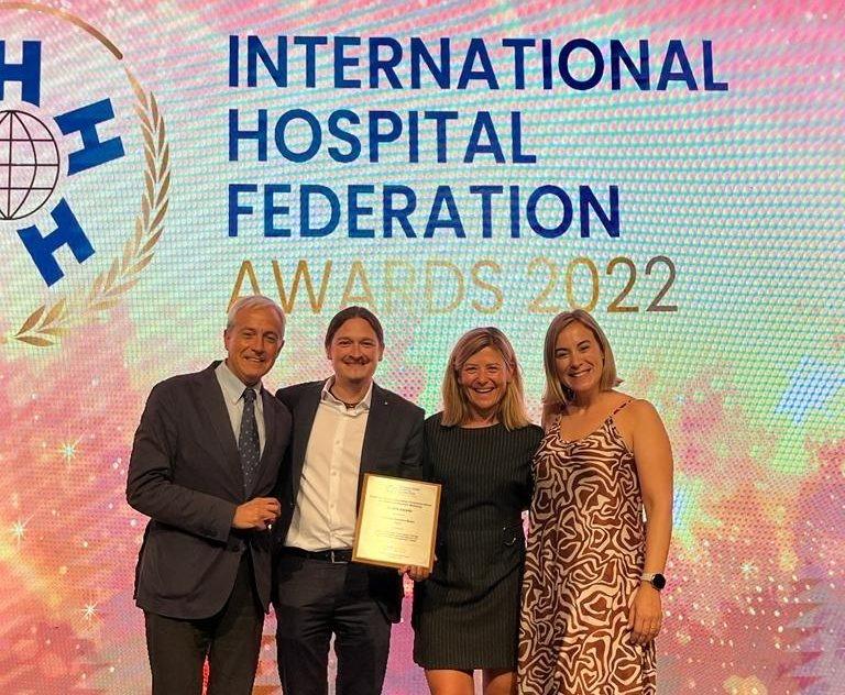 Premi plata en els International Hospital Federation Awards 2022 pel projecte "Entitat Saludable"